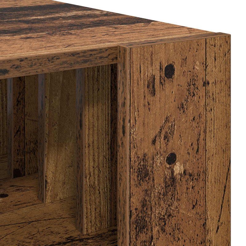 Coffee Table with Storage, Old Wood, 45cm. H x 92cm. L x 49.5cm. W