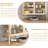 Beige Tempered Glass + Steel Display Cases