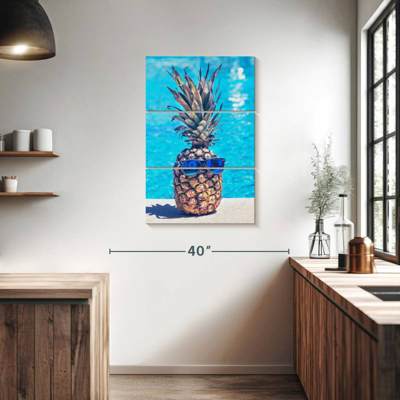 Yarlin Cool Pineapple, 38" H x 24" W