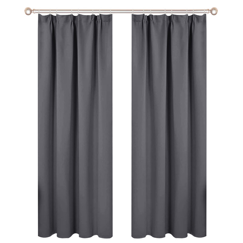 Abinadi Blackout Curtain Single Panel, 52"W x 72"L