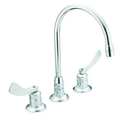 M-Dura Widespread Double Handle Kitchen Faucet