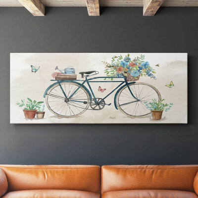 Garden's Bike - Toile tendue avec châssis - Prêt à accrocher