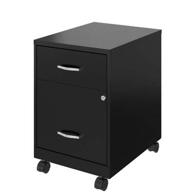 Ervehe 18'' Deep Mobile File Cabinet with Accessory Drawer