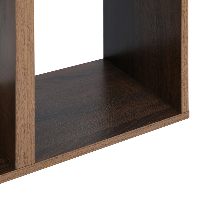 Inti L-Shaped Writing Desk, Walnut