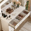 Coiffeuse luxueuse avec 10 ampoules Hollywood