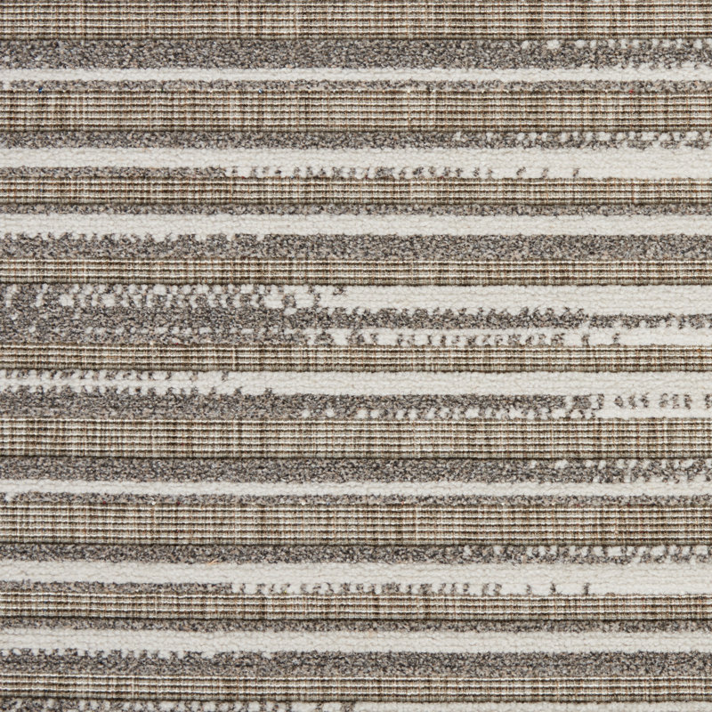 Bessoir Striped Indoor / Outdoor Rug, Rectangle 7'10" x 9'10"