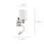 Bedsworth Stainless Steel LED Armed Sconce-26824127