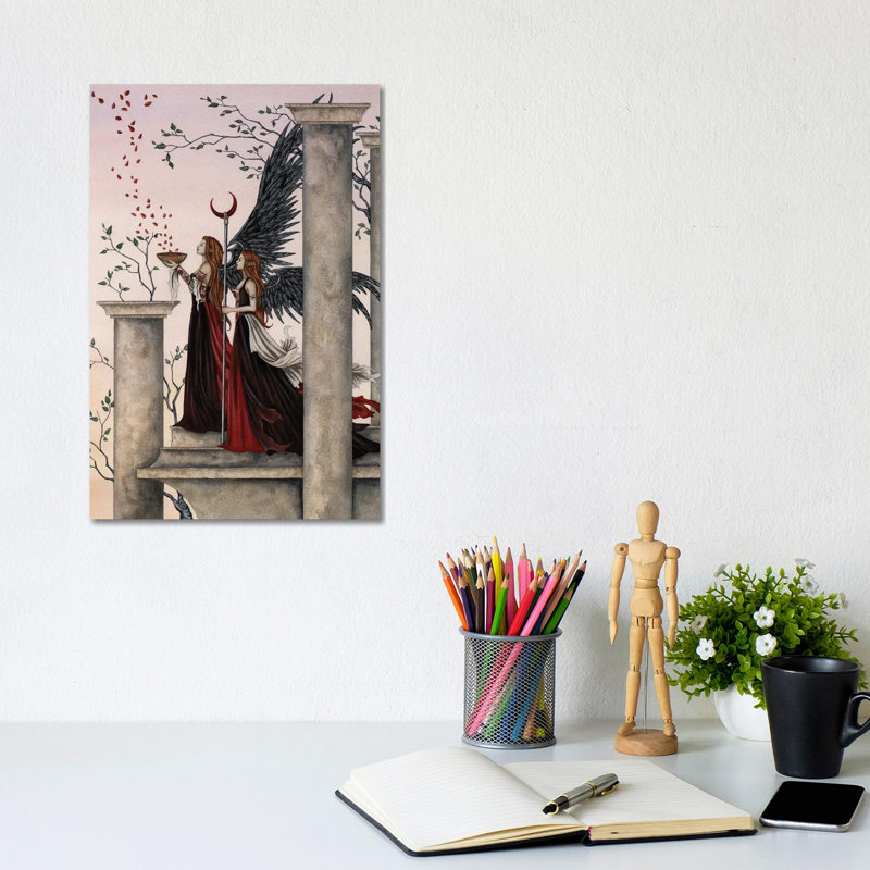 Rose Spell by Amy Brown - Wrapped Canvas Print, 20.32 cm H x 30.48 cm W