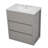 30" Bathroom Vanity with Ceramic Sink and 2 Drawers-1668474753
