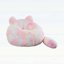 Pouf en fausse fourrure en forme de chat de 106 cm de large, fauteuil de sol confortable pour la lecture et les jeux, avec coussin pour la queue, idéal pour le salon et la chambre.-200756432