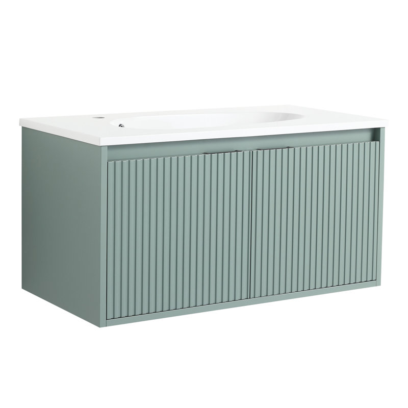 Meuble-lavabo 36 po avec lavabo en résine
