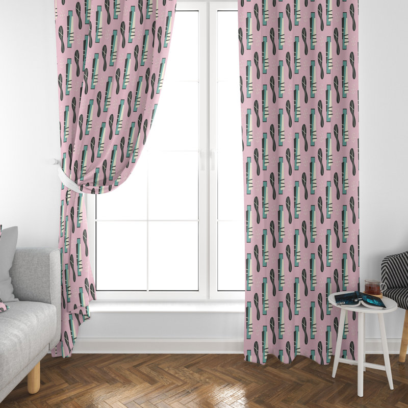 Paire de rideaux obscurcissant en polyester Diamonta, L 20 po x L 52 po