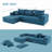 Boneless Modular Sectional Living Room Sofa Set-111997747