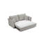 Canapé-lit modulaire en chenille Oren avec rangement et 2 coussins décoratifs Oren
