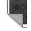 Tapis gris en treillis lavable à la machine-1654681660