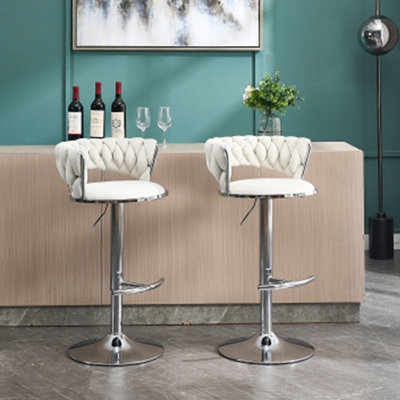 Upholstered Bar stools(Set of 2)