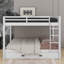 Lit superposé en bois avec lit gigogne-2006766099