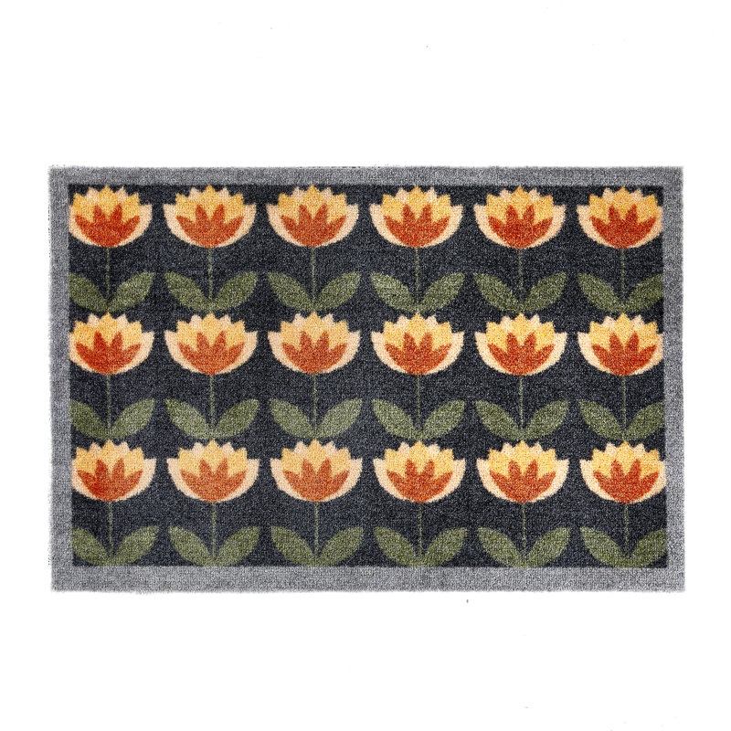 Nylon My Retro Floral Indoor Mat, 50cm W x 75cm L