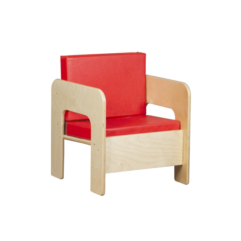 Chaise de lecture Natural Environments, Rouge