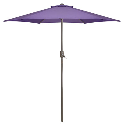 7.5ft Outdoor Patio Market Umbrella with Hand Crank