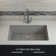 32 Inch Platinum Quartz Composite Drop-in Undermount Single Bowl  Kitchen Sink