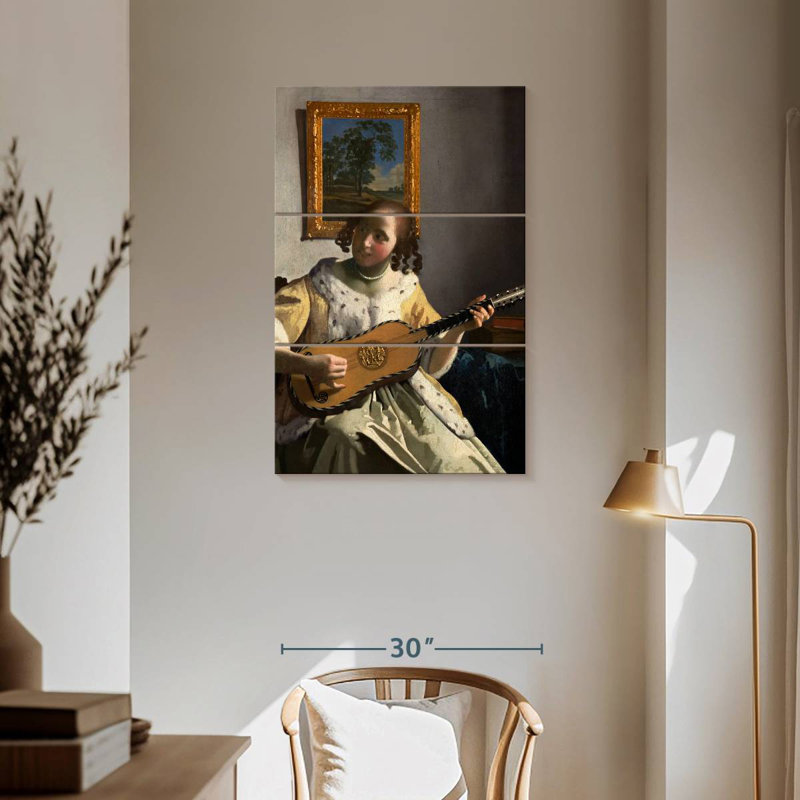 Abarca The Guitar Player, 57" H x 36" W