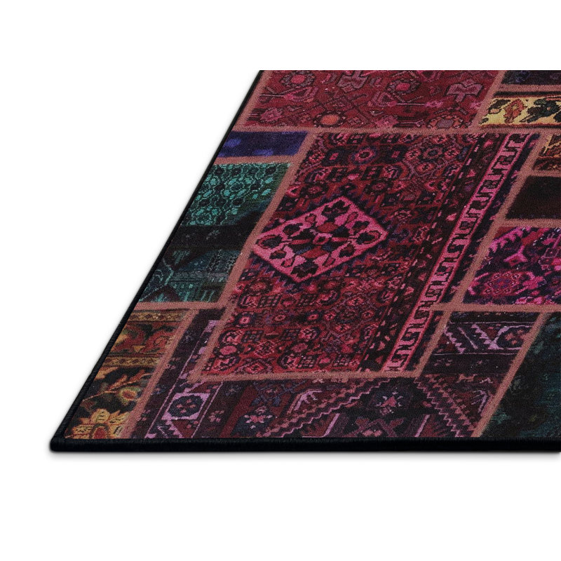 Abstract Indoor Rug, Rectangle 4' x 6'