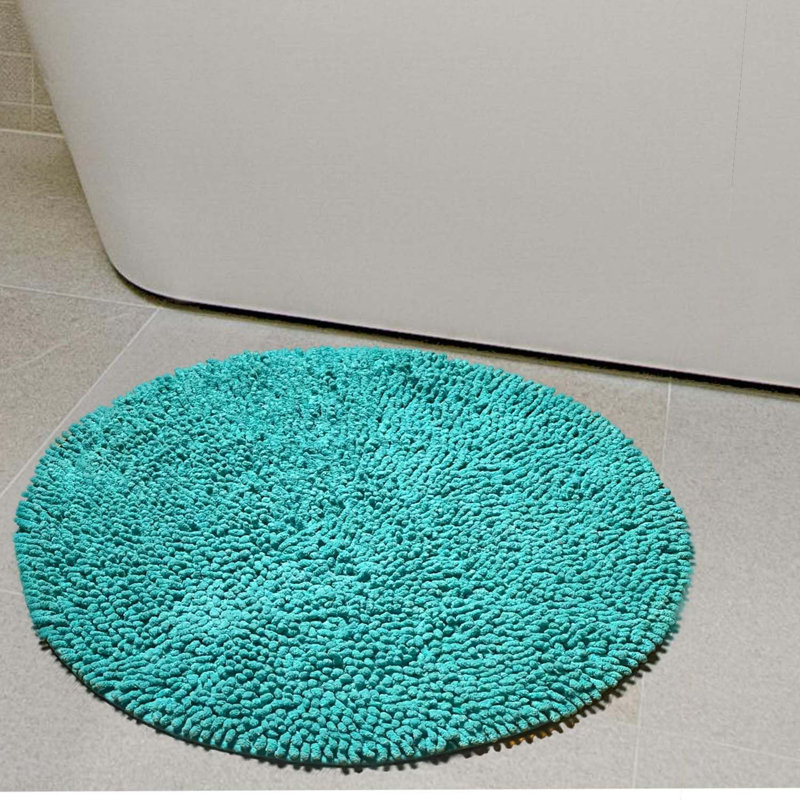 Virginio Non-Slip Bath Rug, Teal
