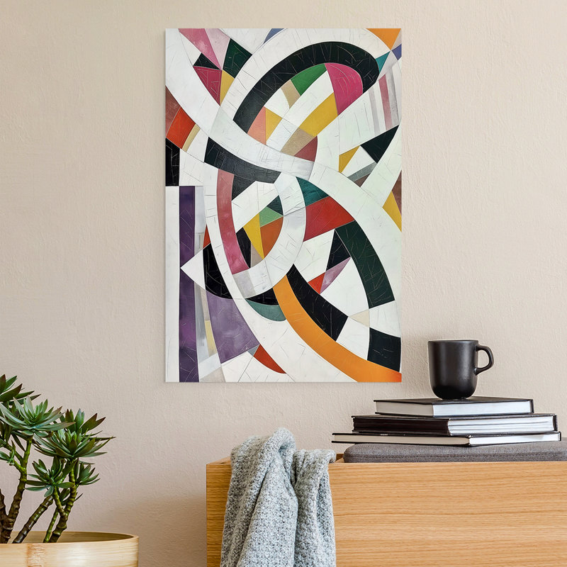 ABSTRACT Series LV III - Impression sur toile seulement - NON-CADRE, H 36 po x l 24 po