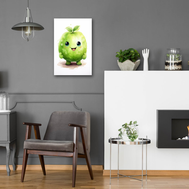  «Cut Fruit Monster 2» par Momart, art mural en verre acrylique, 12 po x 16 po, H 24 po x l 16 po x P 0,2 po