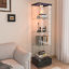 Vitrine moderne en verre avec tiroir-715267129