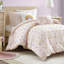 Ensemble d'édredon 5 pièces Callie Pink Multi 100% coton jacquard Pom-1630822769-1630822770