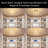 7 Inch White LED Flush Mount Ceiling Light, Multi-Purpose Light Fixture, 5 CCT Adjustable Color Temperature, Dimmable 600 Lumens