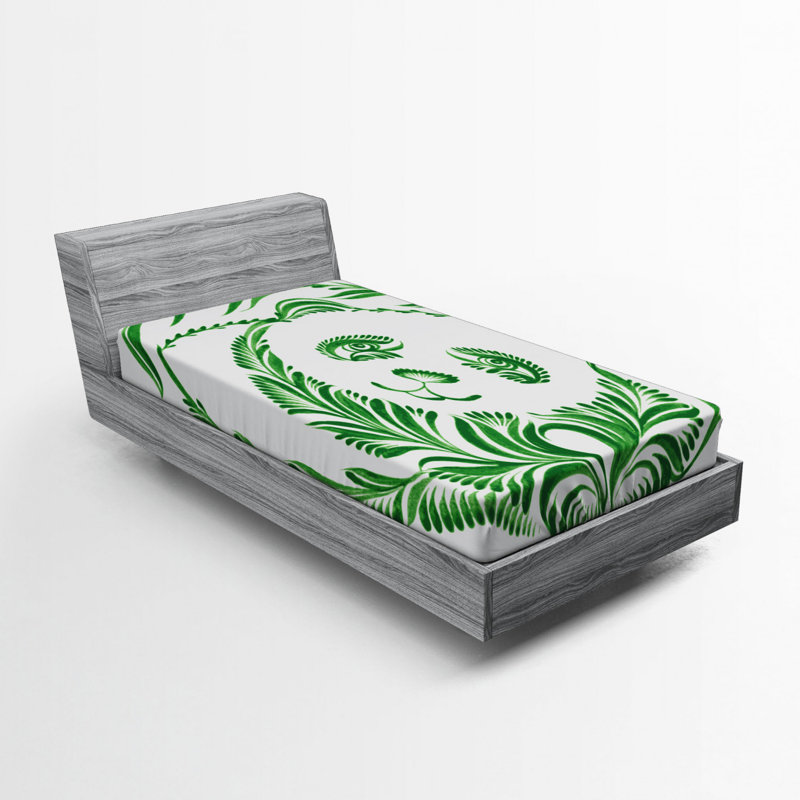Drap-housse en microfibre d'Ukrainian Folk Art, Drap-housse simple TG