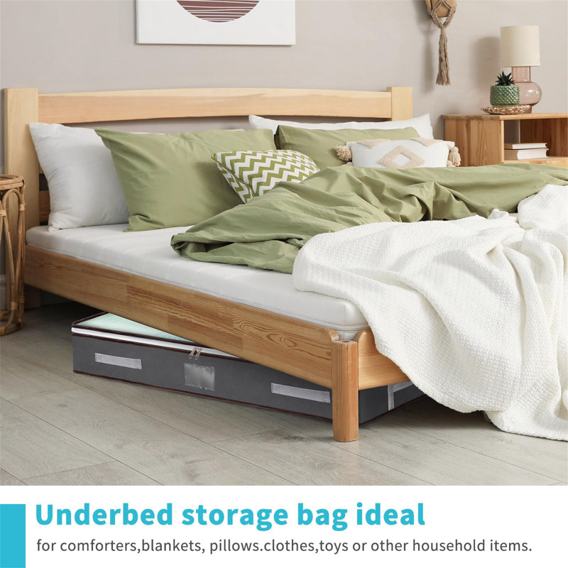 Rebrilliant Fabric Storage Bag, Grey