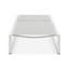 Chaise longue d'extérieur réglable à 5 niveaux 2 pièces, structure en aluminium durable et filet en textilène, parfaite pour le patio / la piscine