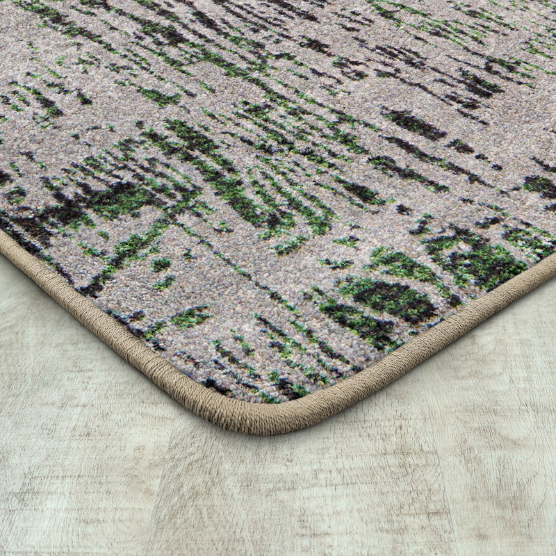 Kid Essentials Coastal Canvas Area Rug, Rectangle 3'10" x 5'4"