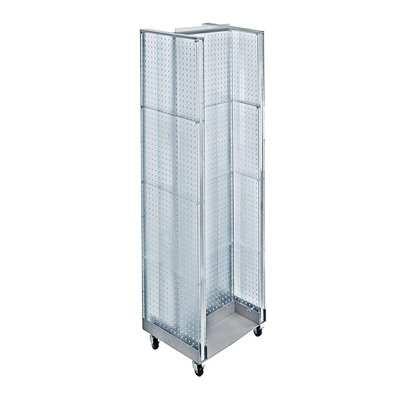 60" H x 16" W Plastic Pegboard