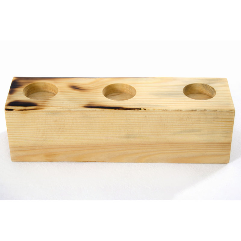 Bougeoir en bois