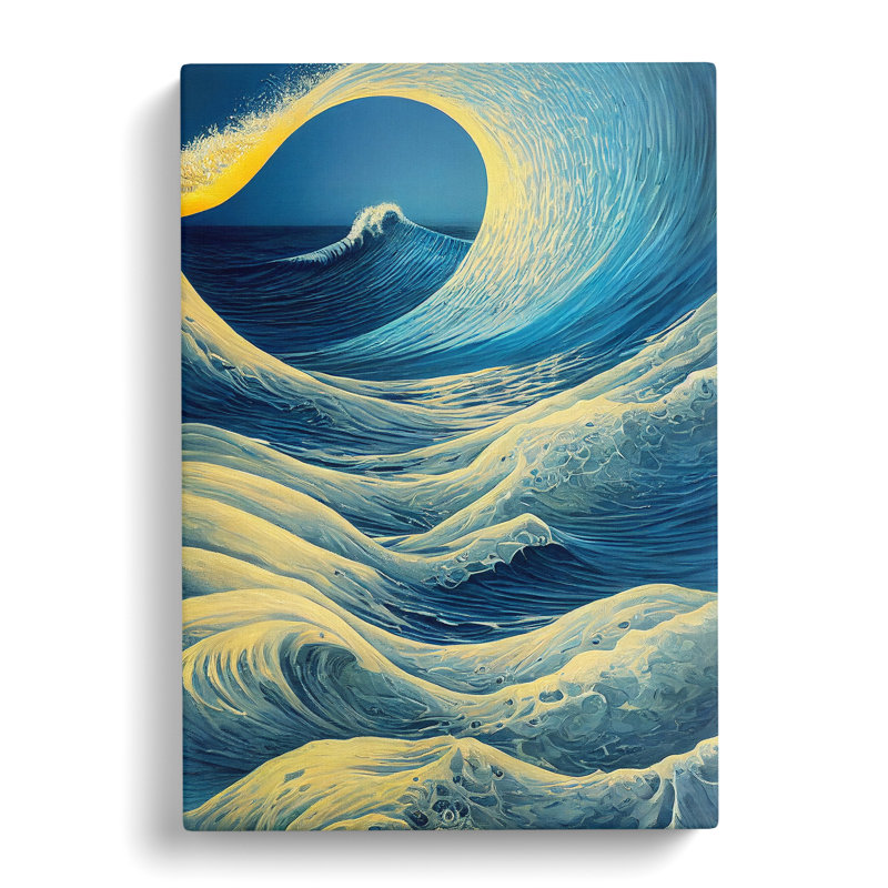 Seascape Ocean Design Vol.1 - Wrapped Canvas, 50cm H x 35cm W x 3cm D