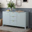 Buffet en bois avec tiroirs, tablettes et portes-132945174