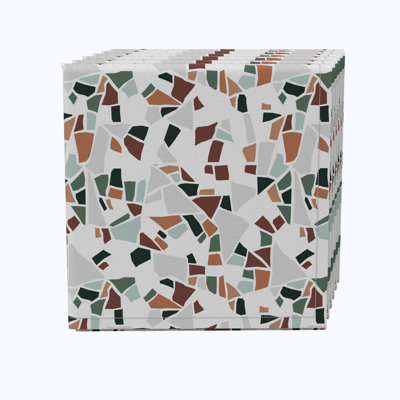 Kavah 100% Cotton Abstract Square Napkin