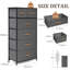 Commode à 6 tiroirs en métal 23,2 po Jauier-470605410