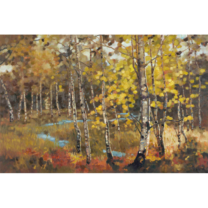 Reproduction d’art sur toile tendue, "october landscape ii" par graham reynolds, 40 po x 60 po