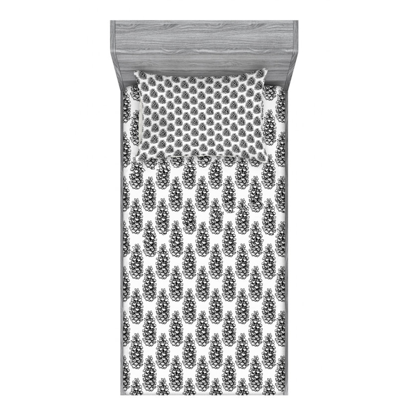 Microfiber Sheet Set, Twin XL Sheet Set with Fitted Sheet
