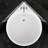 Emington 44.9'' x 37.5'' Freestanding Soaking Solid Surface Bathtub-516872074