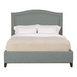 Caroline/Casey Queen Upholstered Low Profile Panel Bed