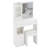 29.2" Small Space Left Drawer Desktop Vanity Table With Cushioned Stool,Multi-Layer High Capacity Storage,Practical Fashionable Dresser-253022569