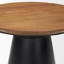 Table de bout à piédestal en bois massif