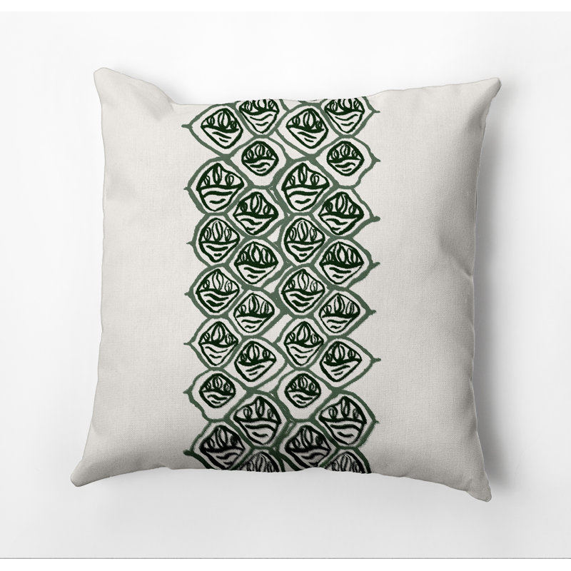 Housse et insert rectangulaires en coton, 20 po X 20 po, Vert foncé